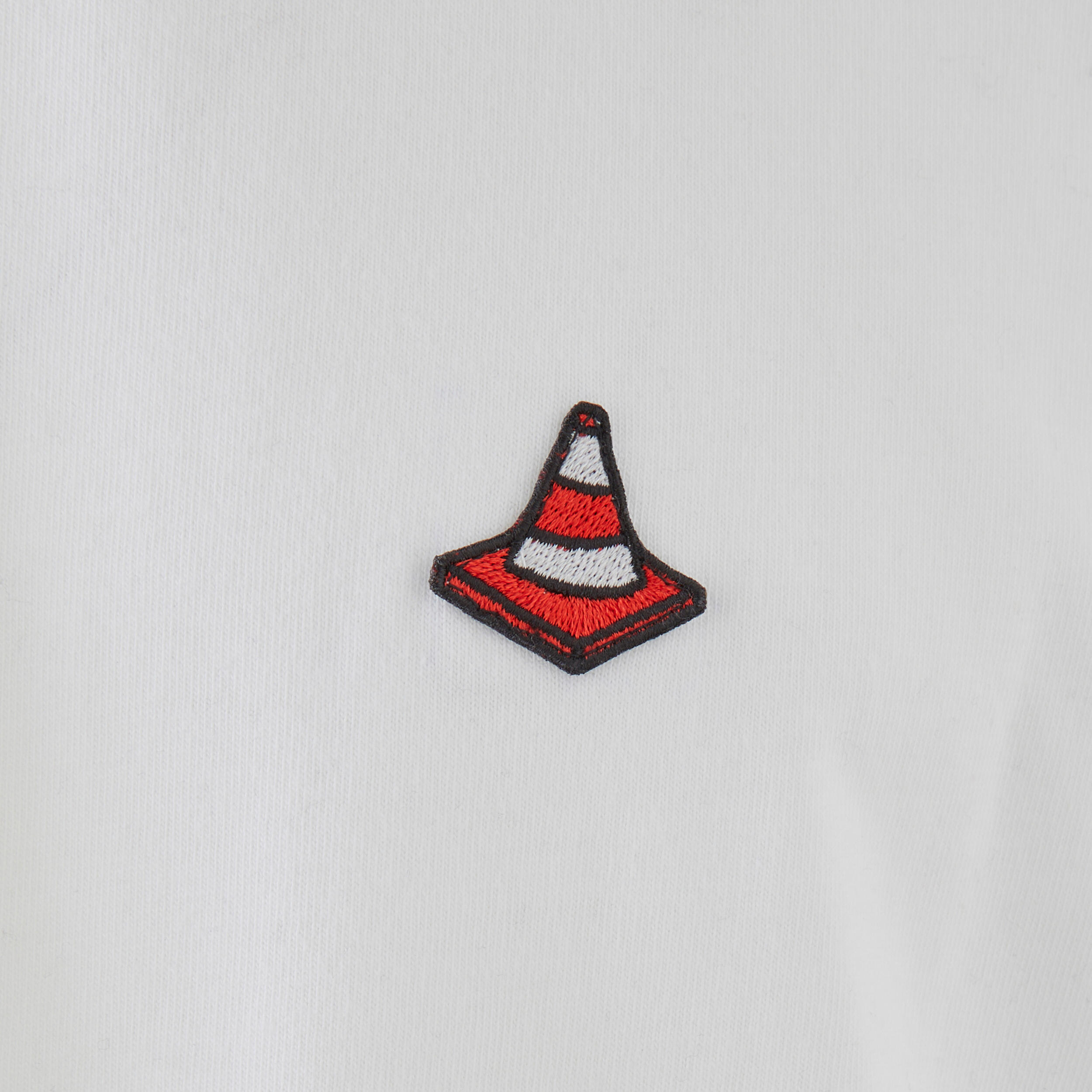 Short-Sleeved Skateboard T-Shirt TS500 Traffic - White 7/12