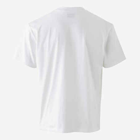 Trumparankoviai riedlentininkų marškinėliai „TS500 Traffic“, balti