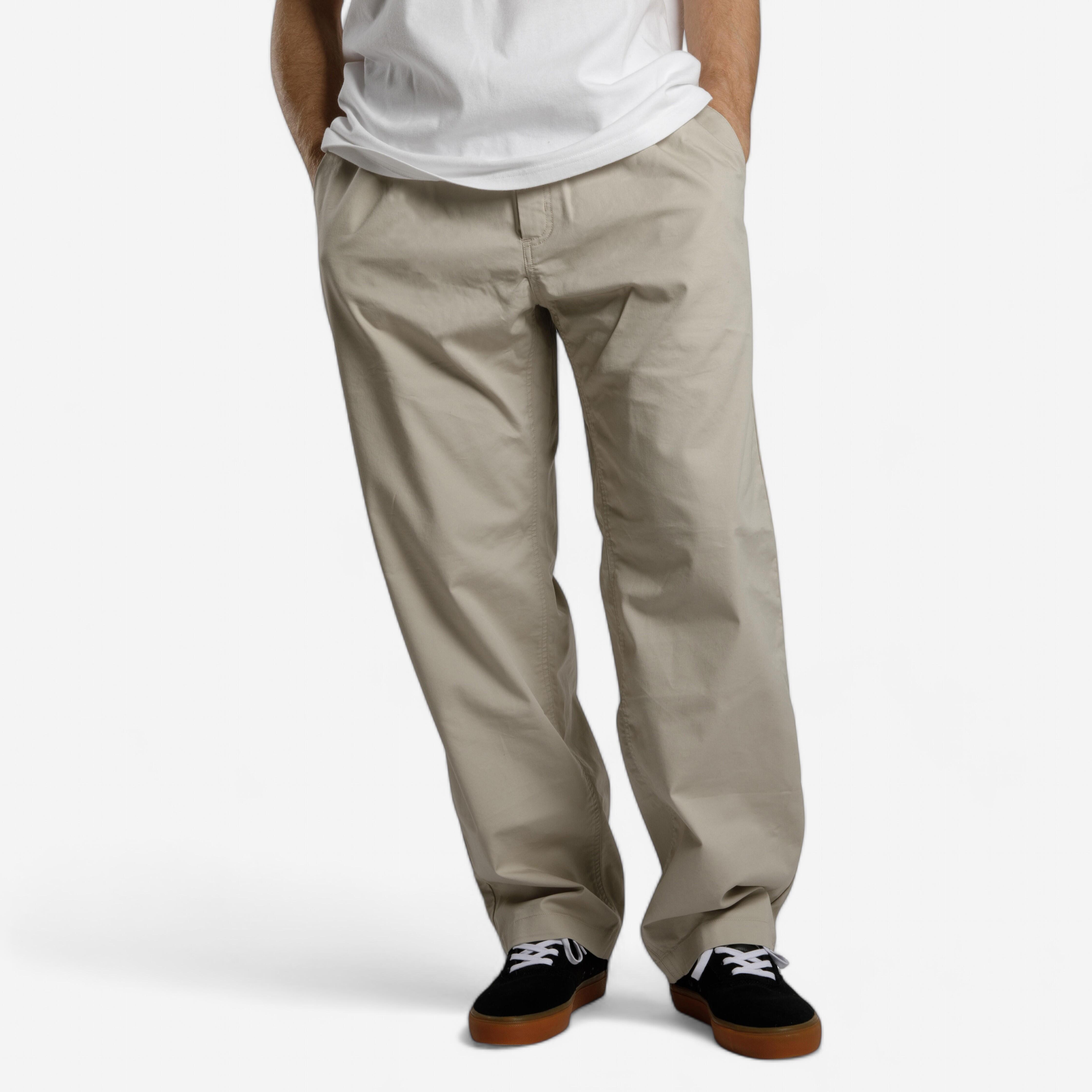 Pantaloni skateboard CN 500 LIGHT beige |  Oxelo