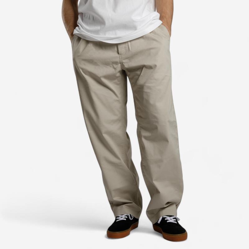 PANTALÓN DE SKATE CHINO CN500 LIGHT BEIGE