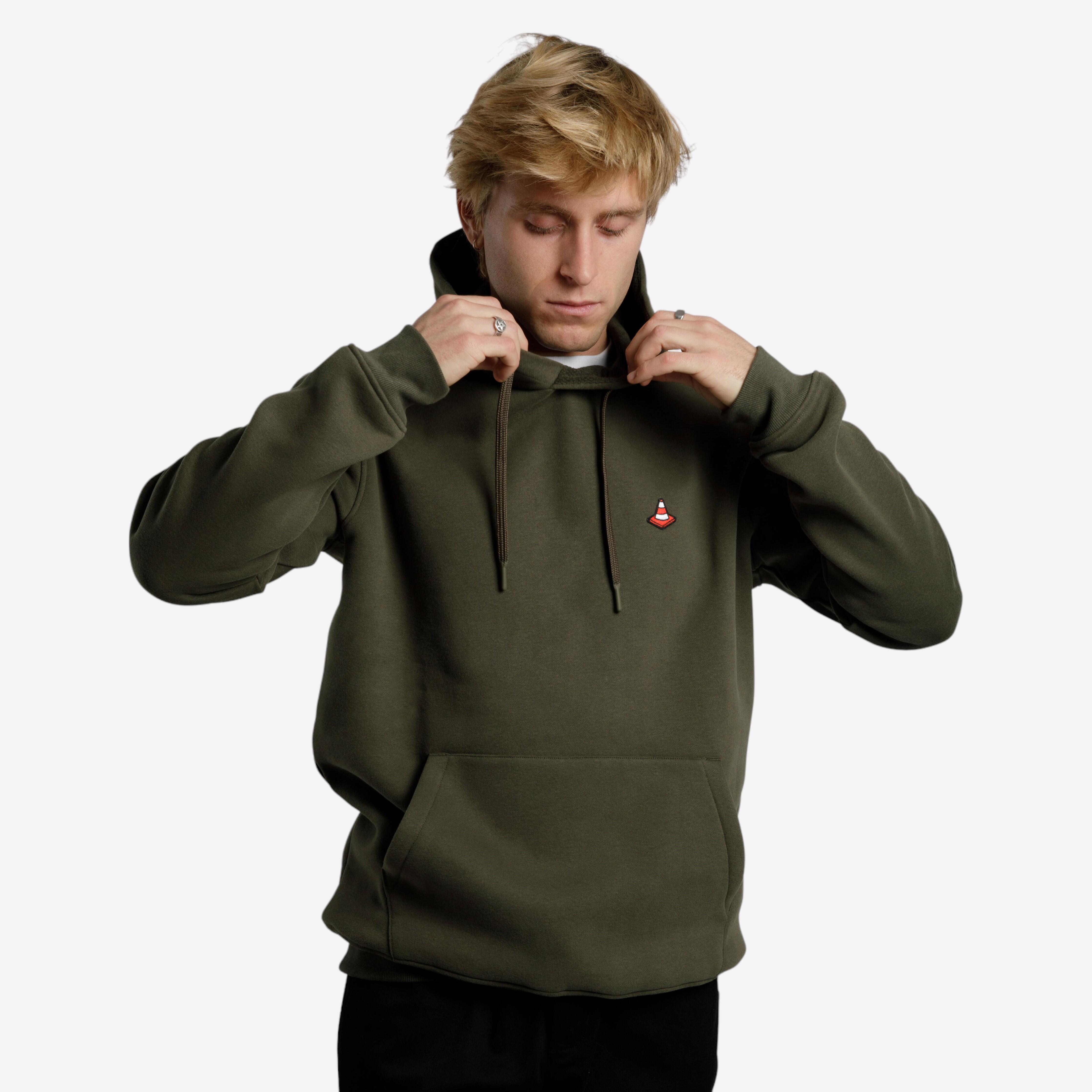 Oxelo - Sweat-shirt De Skateboard Hd500 Resistant Kaki - Sweat-shirt - Skateboard - Vert - 44l - Decathlon