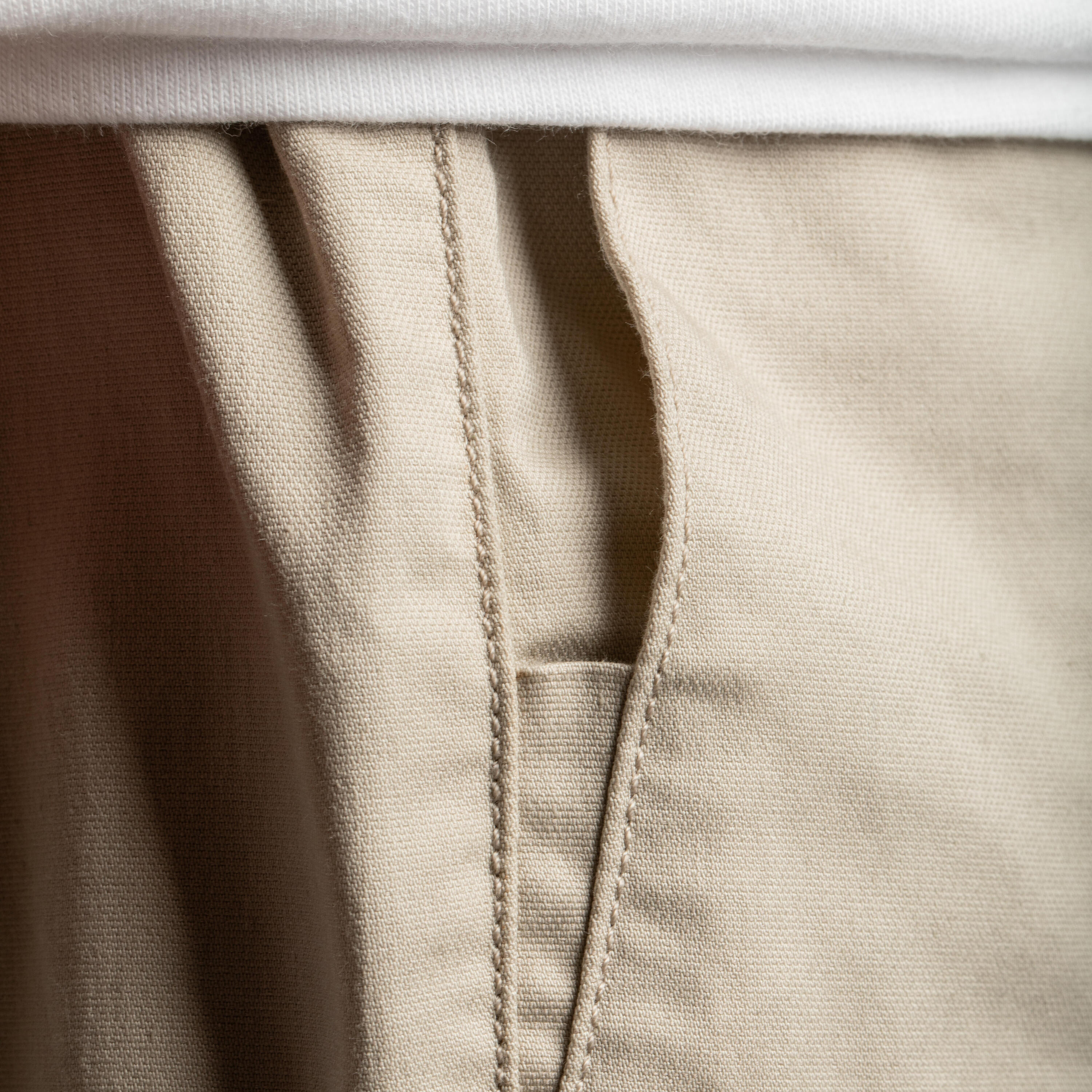 Pantalón de Skate Chino CN500 Beige Claro 20/23