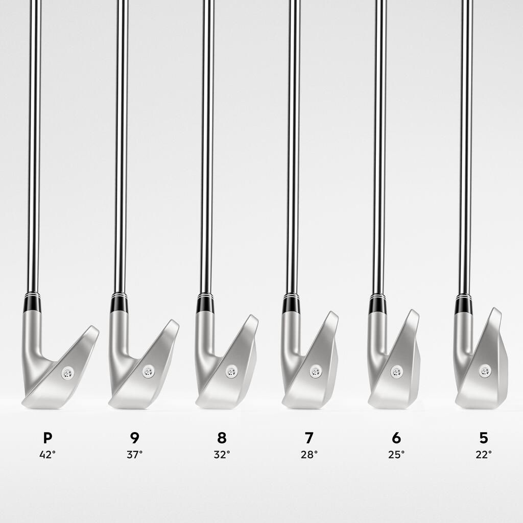 Golf iron set right handed high speed steel - INESIS 500