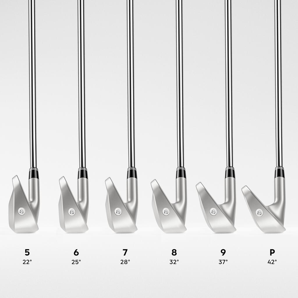 Série fers golf droitier vitesse moyenne - INESIS 500