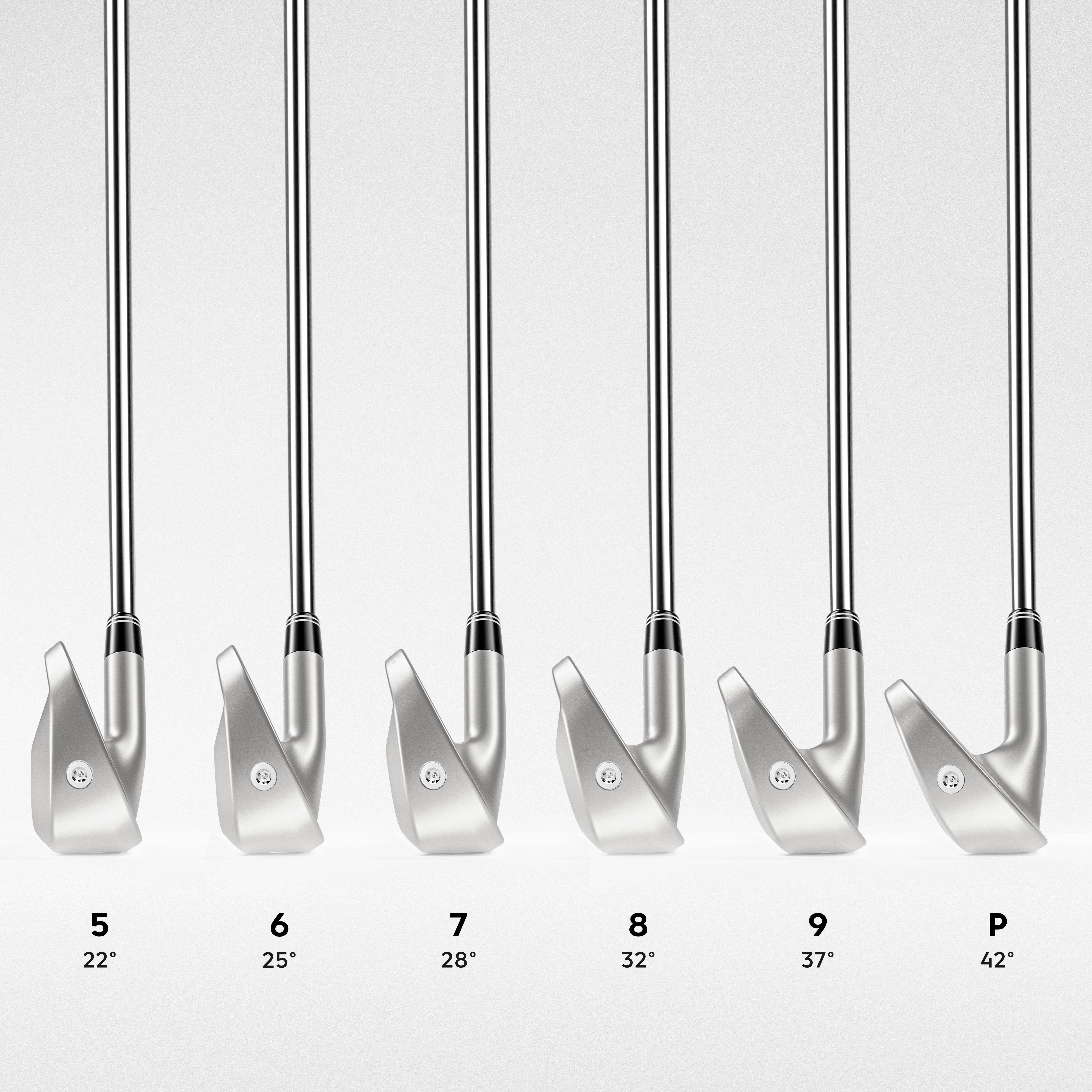 Right Handed Golf Iron Set - Inesis 500 High Speed - INESIS