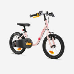 Discover 500 14 İnç Jant 3-5 Yaş Pembe 2'si 1 Arada Denge Bisikleti_6