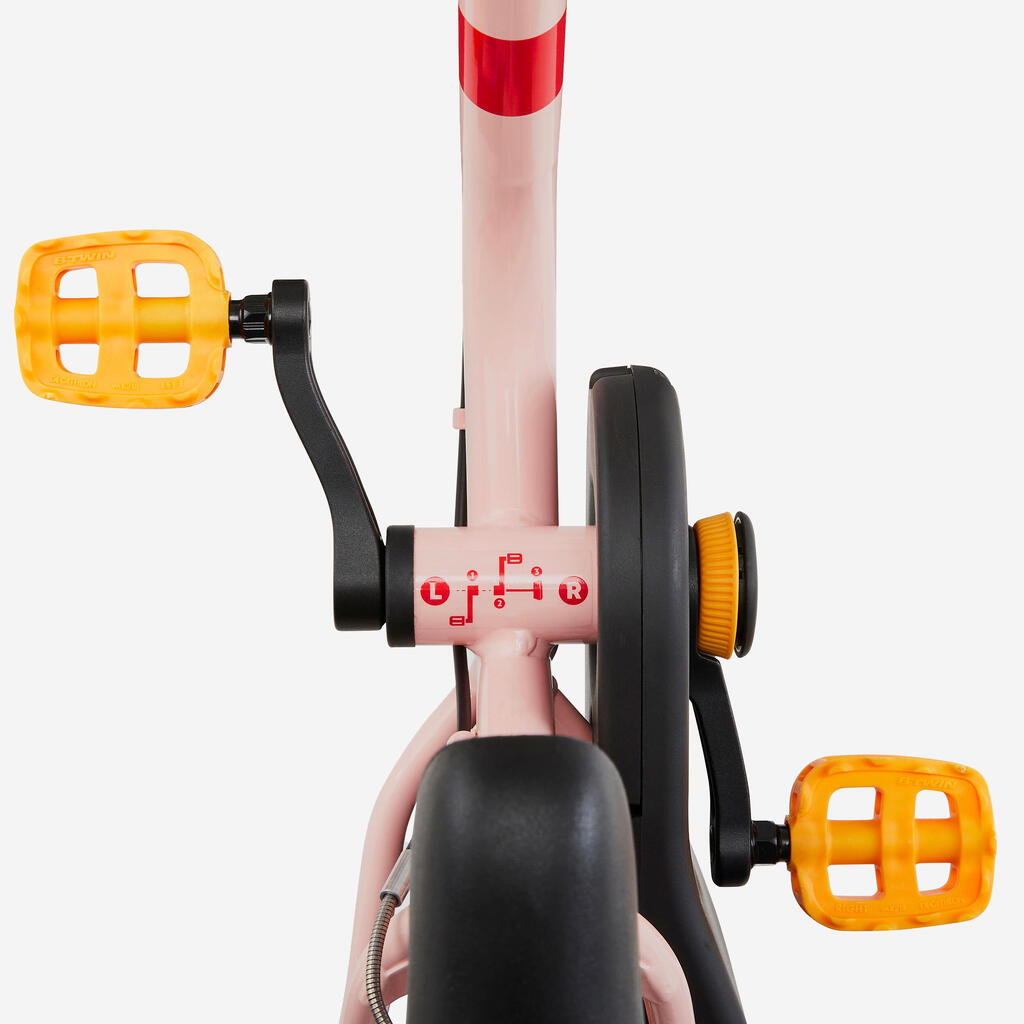 VELO ENFANT 2EN1 DRAISIENNE 3-5 ANS 14 pouces - DISCOVER 500  Rose