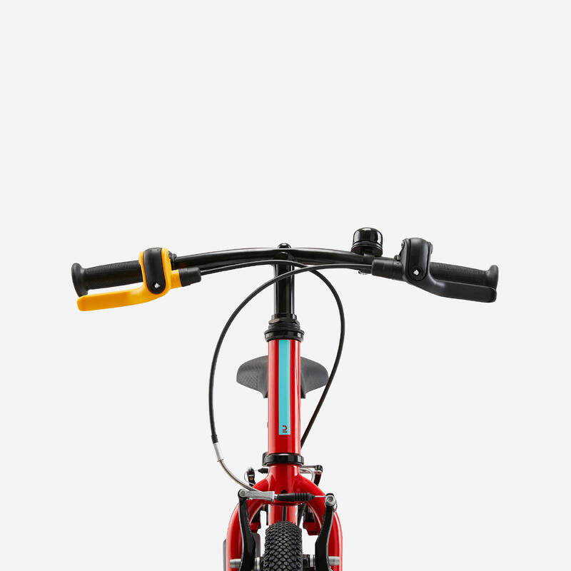 Bici bambino 2 in 1 3-5 anni DISCOVER 500 rossa 14"