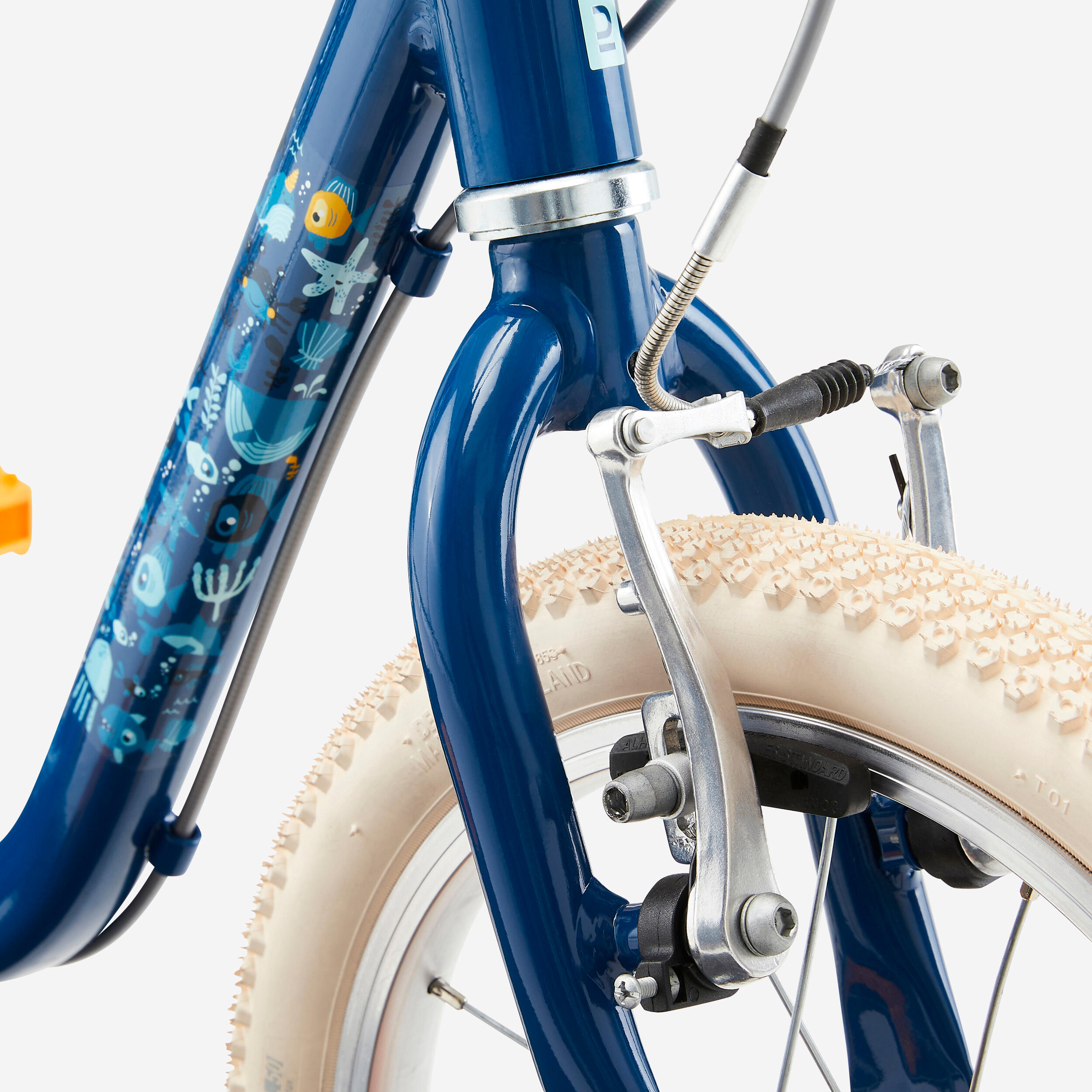 Kinderfahrrad 2-in-1 Laufrad 14 Zoll 3-5 Jahre Discover 900 blau 10/17