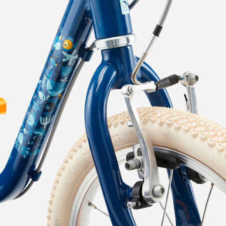 Vaikiškas „du viename“ dviratis „Discover 900“, 14 col., 3–5 m, mėlynas