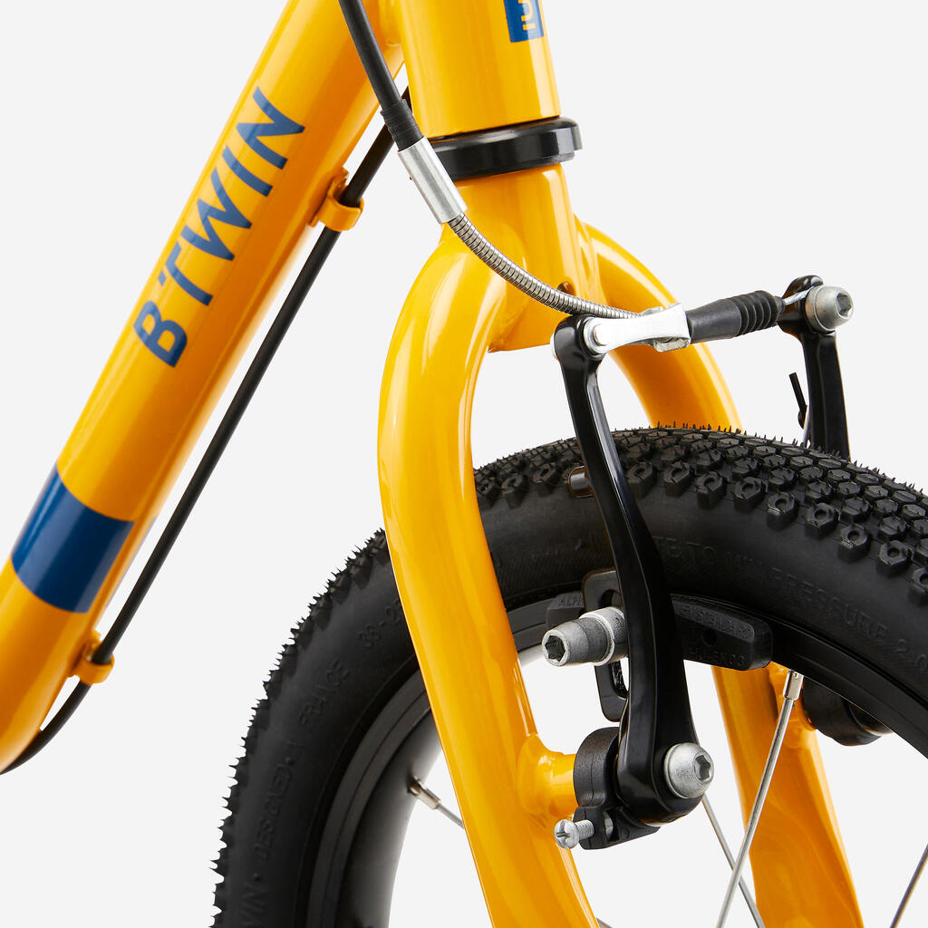14'' bērnu (3–5 gadi) divi vienā līdzsvara velosipēds “Discover 500”, dzeltens