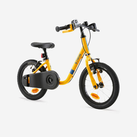 Велосипед дитячий Discover 500 для дітей 3-5 років 14" жовтий
