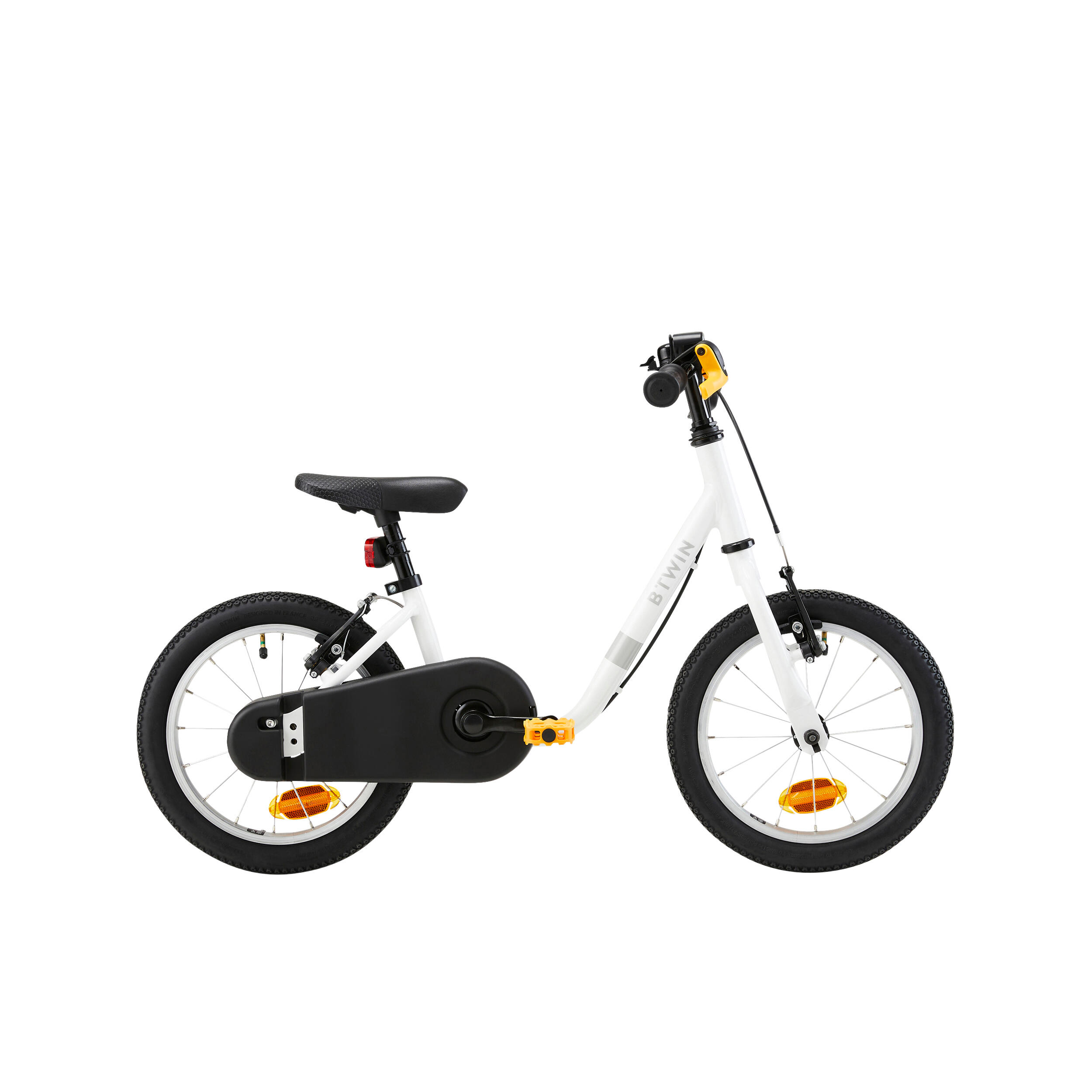 Decathlon UK BTWIN Bike 3-5 Years Old Discover 100 14 White | FREE Click & Collect at Stores and Asda. 365 Days return available.