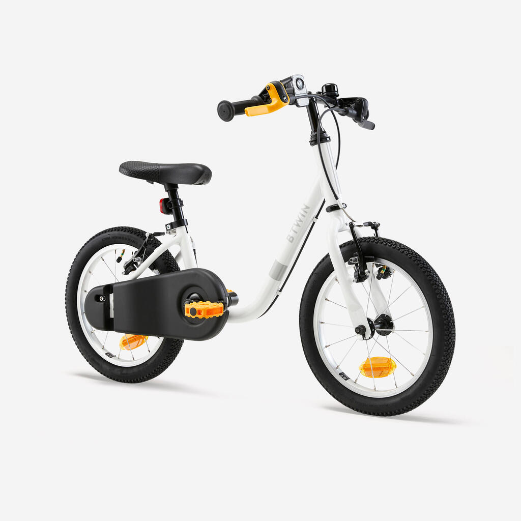 Kids' 3-5 Years 14-Inch Bike Discover 100 - White