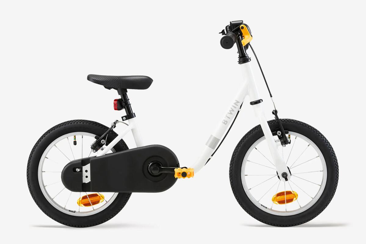 VELO ENFANT 3 5 ANS 14 pouces DISCOVER 100 Blanc BTWIN Decathlon