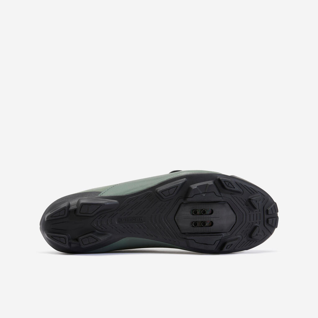 Kalnu riteņbraukšanas apavi “SH-XC300”, olīvu
