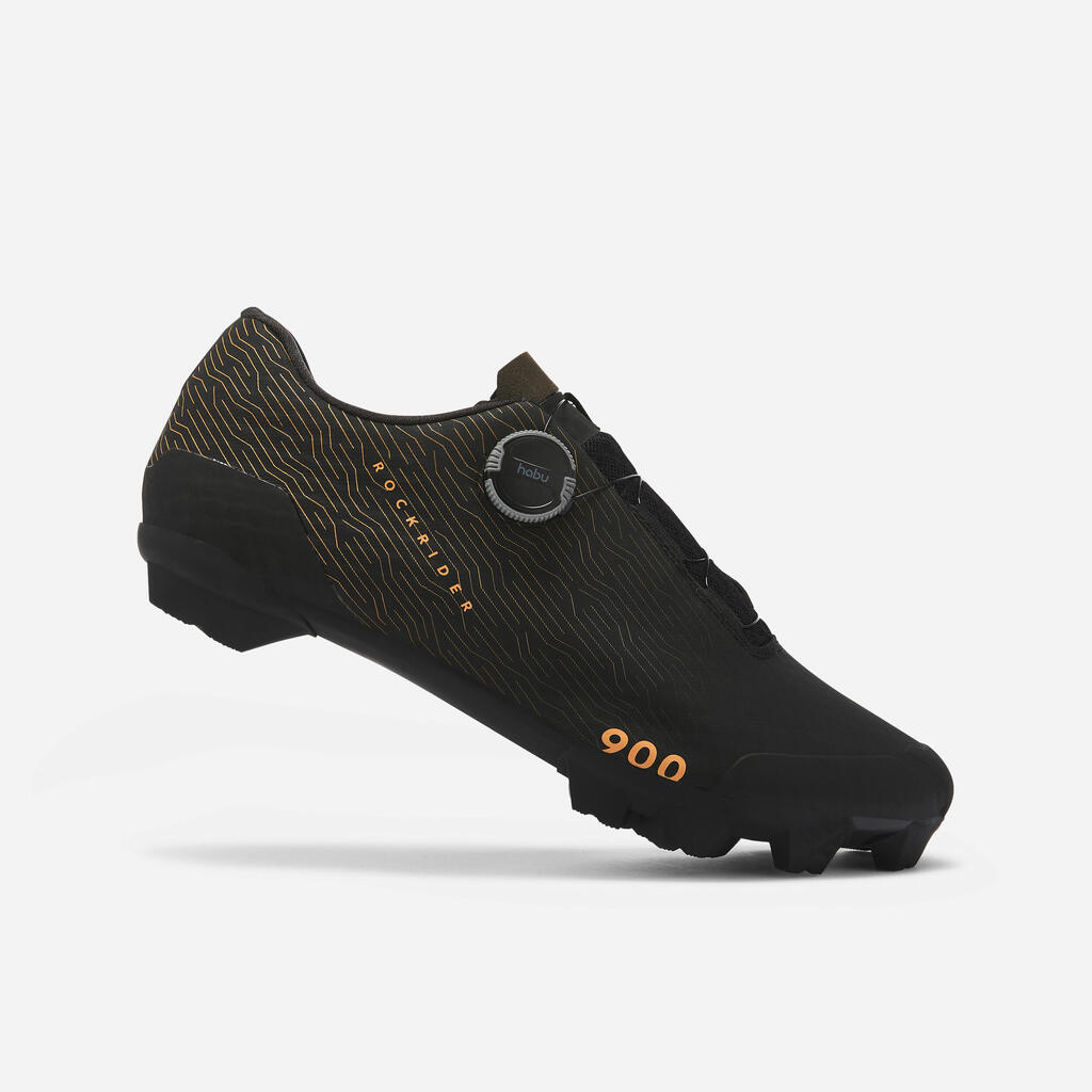 Kalnu/grants riteņbraukšanas apavi “Race 900”, okera, sistēma Habu Fit