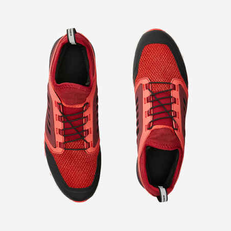 Hybrid Mountain Biking Shoes - Red