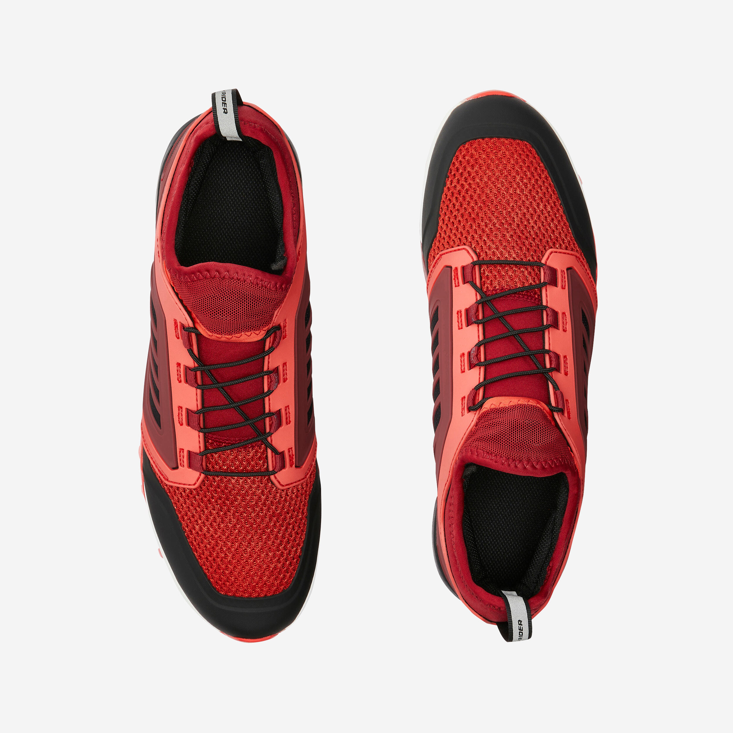 Hybrid Mountain Biking Shoes - Red 4/10