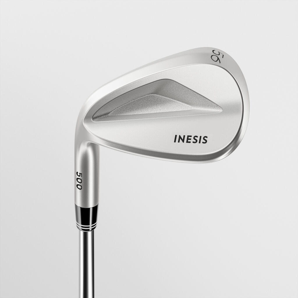 Wedge na golf pre ľavákov veľkosť 2 oceľ INESIS 500