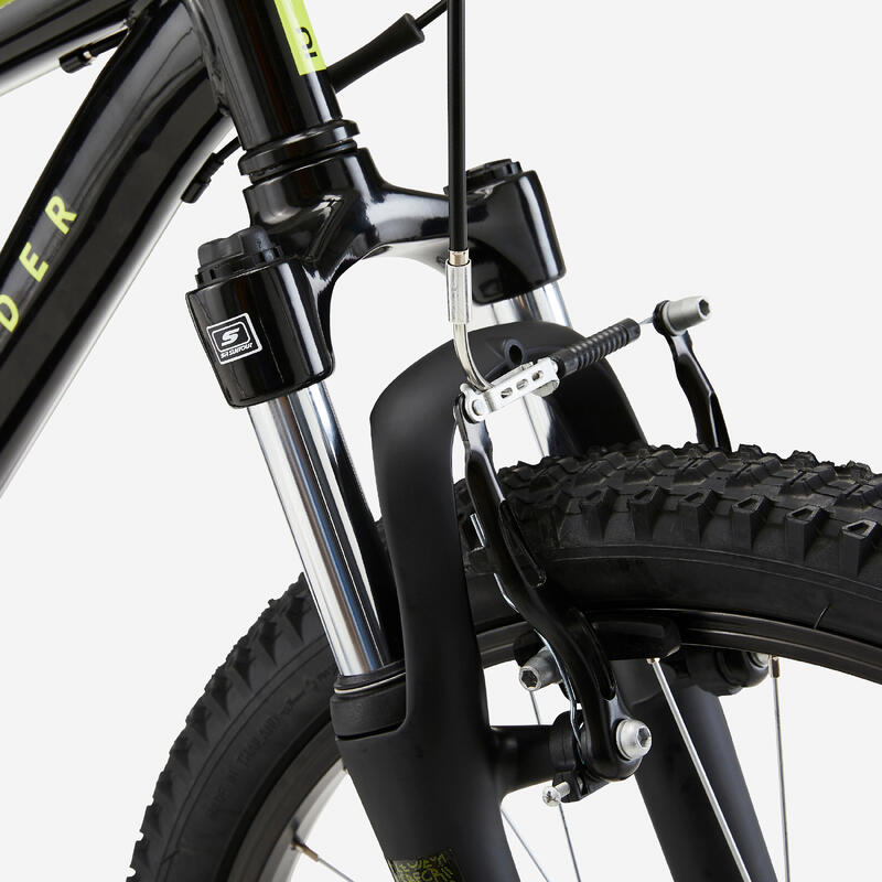 MTB VOOR KINDEREN 24" EXPL 500 ZWART 9-12 JAAR