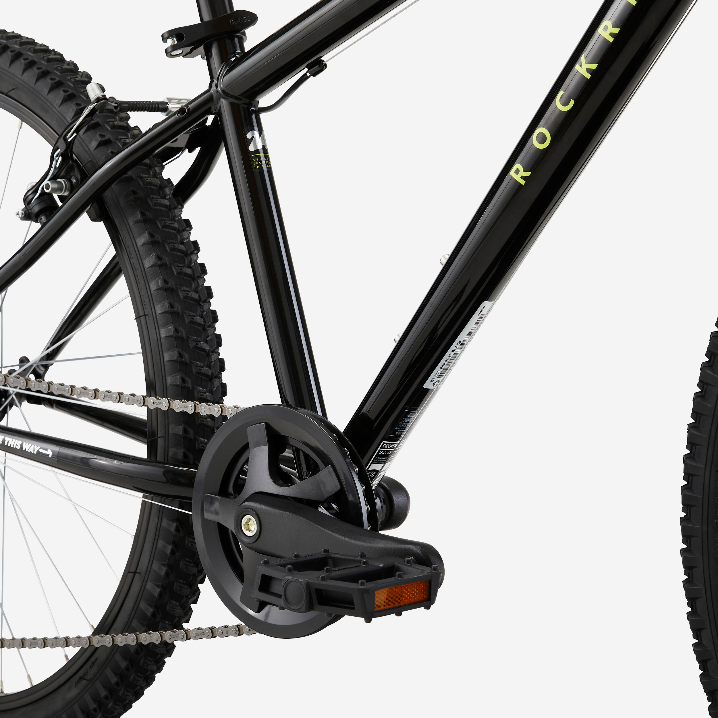 Mountain Bike 24" Expl 500 - Black 10/12