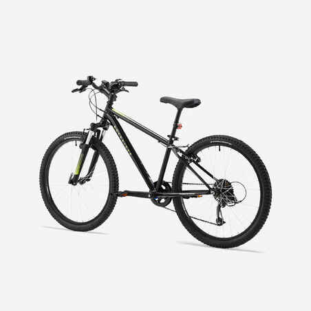 24" 9-12 Years Mountain Bike Expl 500 - Black