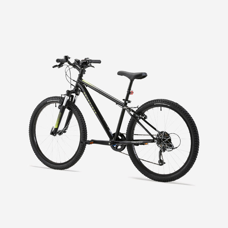 Bicicletă MTB EXPL 500 24" negru copii 135-150 cm