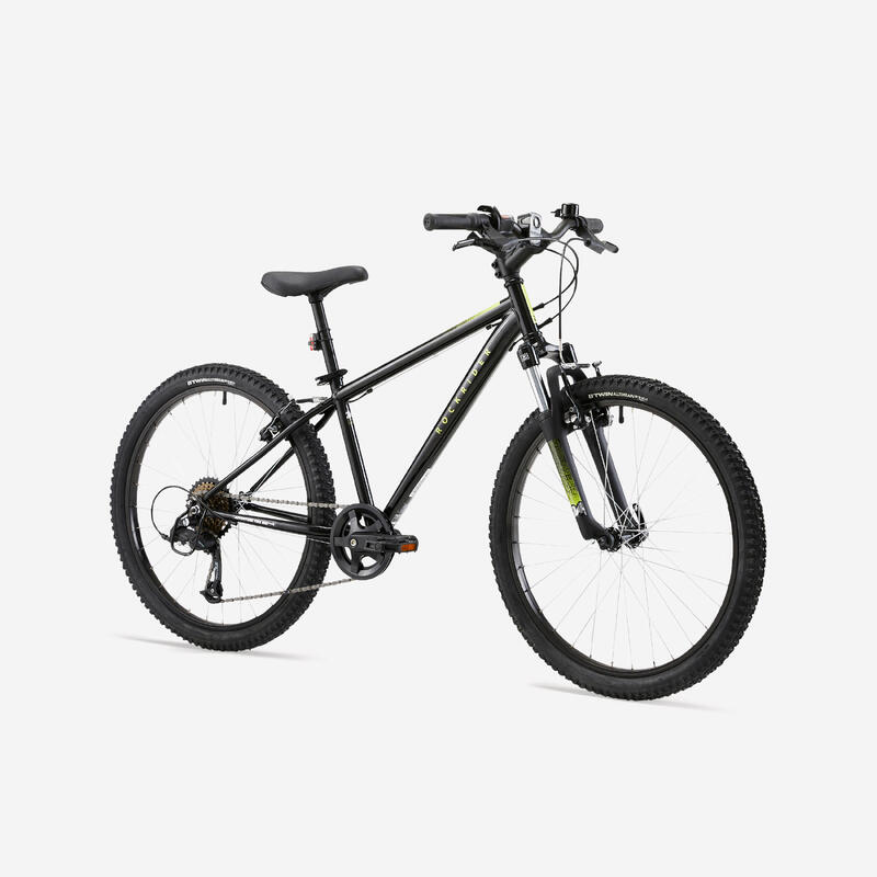 Bicicleta niños 24 pulgadas MTB EXPL 500 negro 8-12 años