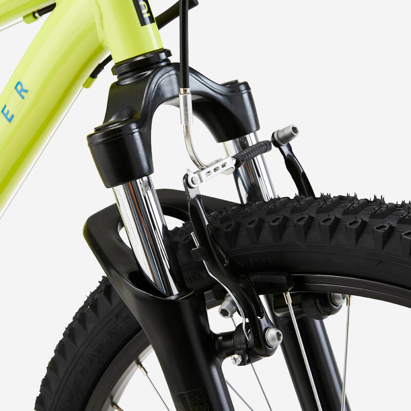 VTT ENFANT 24" EXPL 500 JAUNE 9-12 ANS