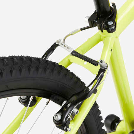 Kalnų dviratis „Expl 500“, 24 col. ratai, geltonas