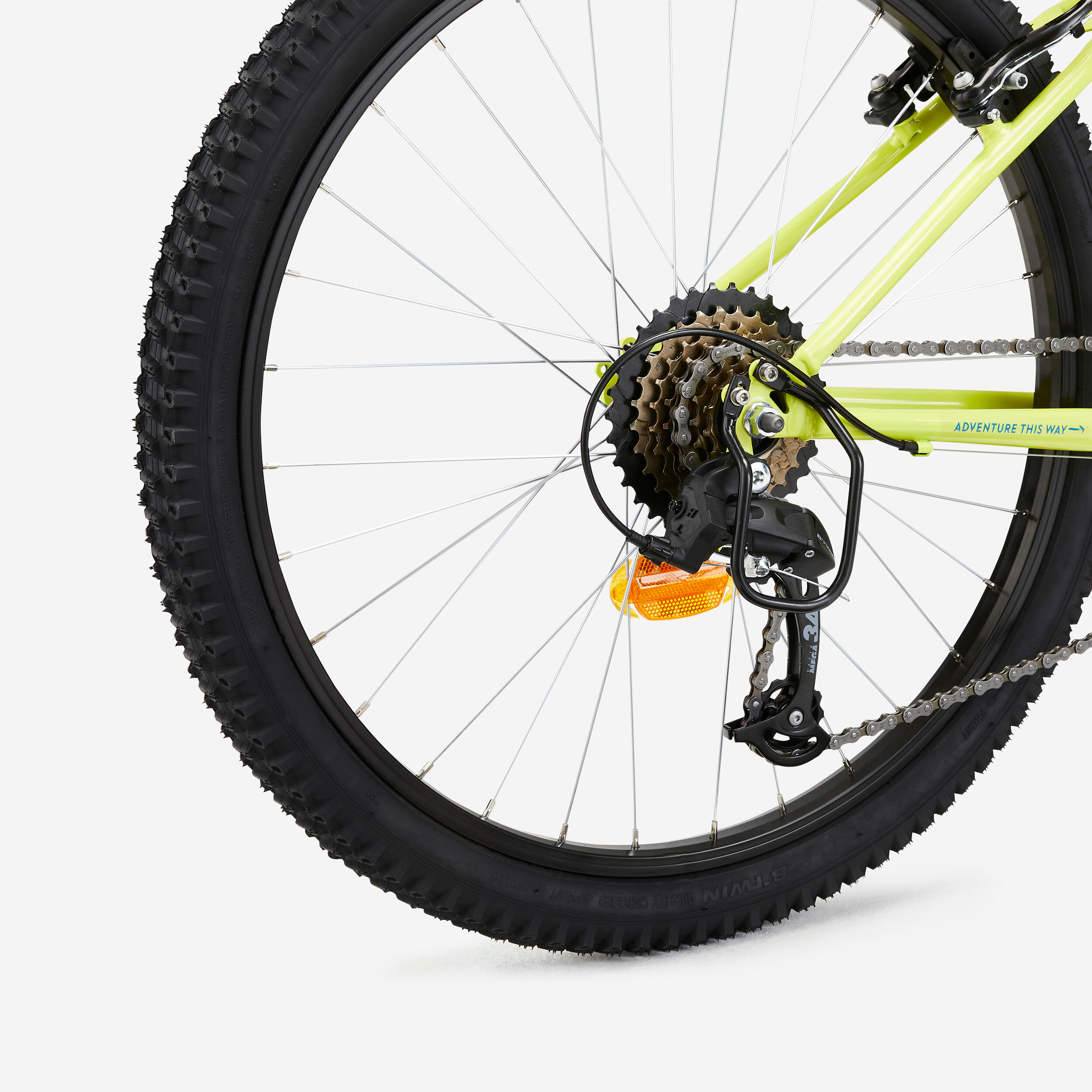 Kids 24 9 12 Years MTB EXPL 500 Yellow ROCKRIDER Decathlon