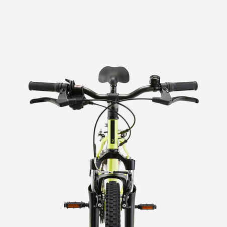 Kalnų dviratis „Expl 500“, 24 col. ratai, geltonas