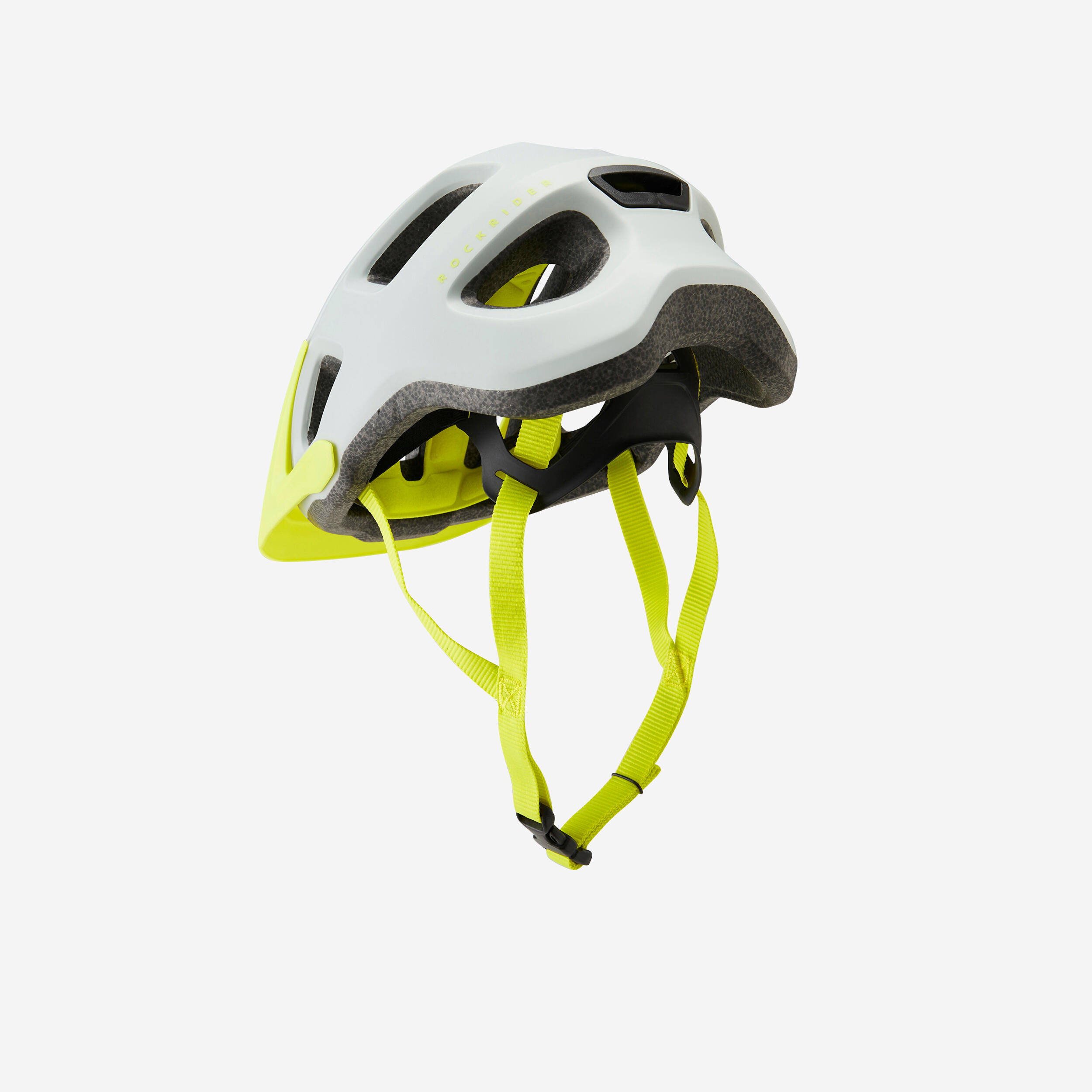 Kids' Mountain Bike Helmet - Expl 500 Khaki - ROCKRIDER