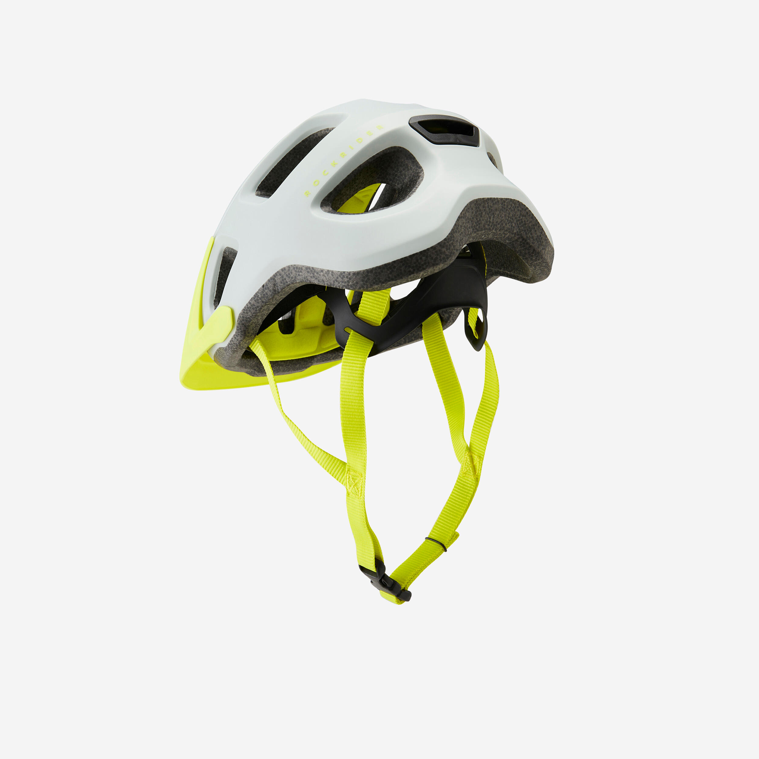 ROCKRIDER Kids' Mountain Bike Helmet EXPL 500 - Khaki