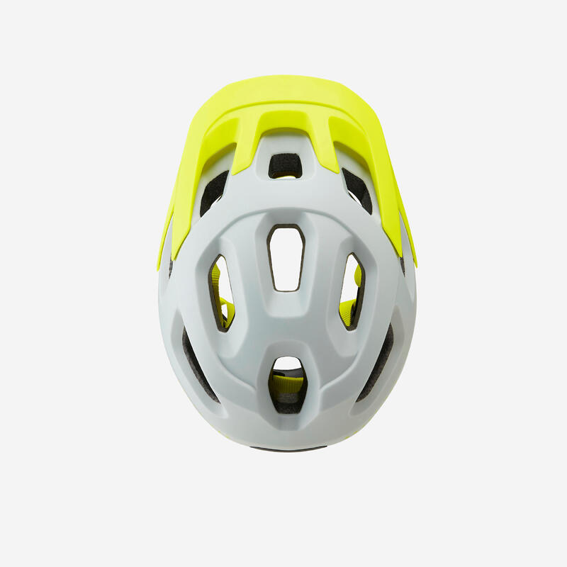 Casco Ciclismo MTB EXPL 500 Niños Caqui