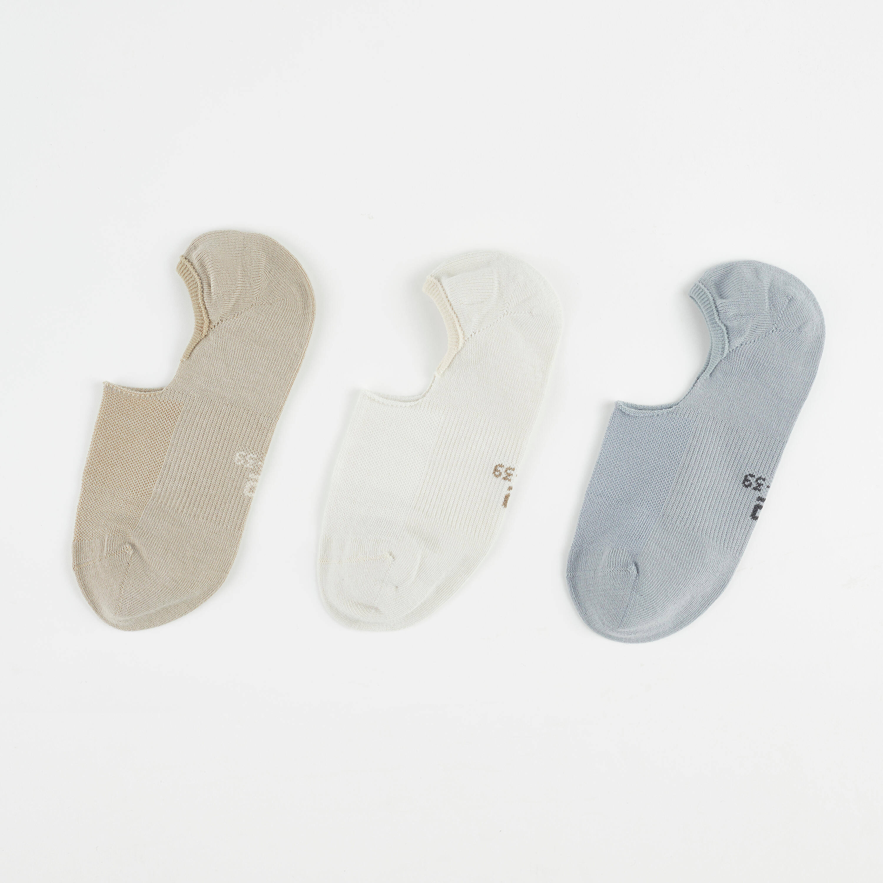 WALKING SOCKS CN INVISIBILE SOCK x3 Eco SAND -  1