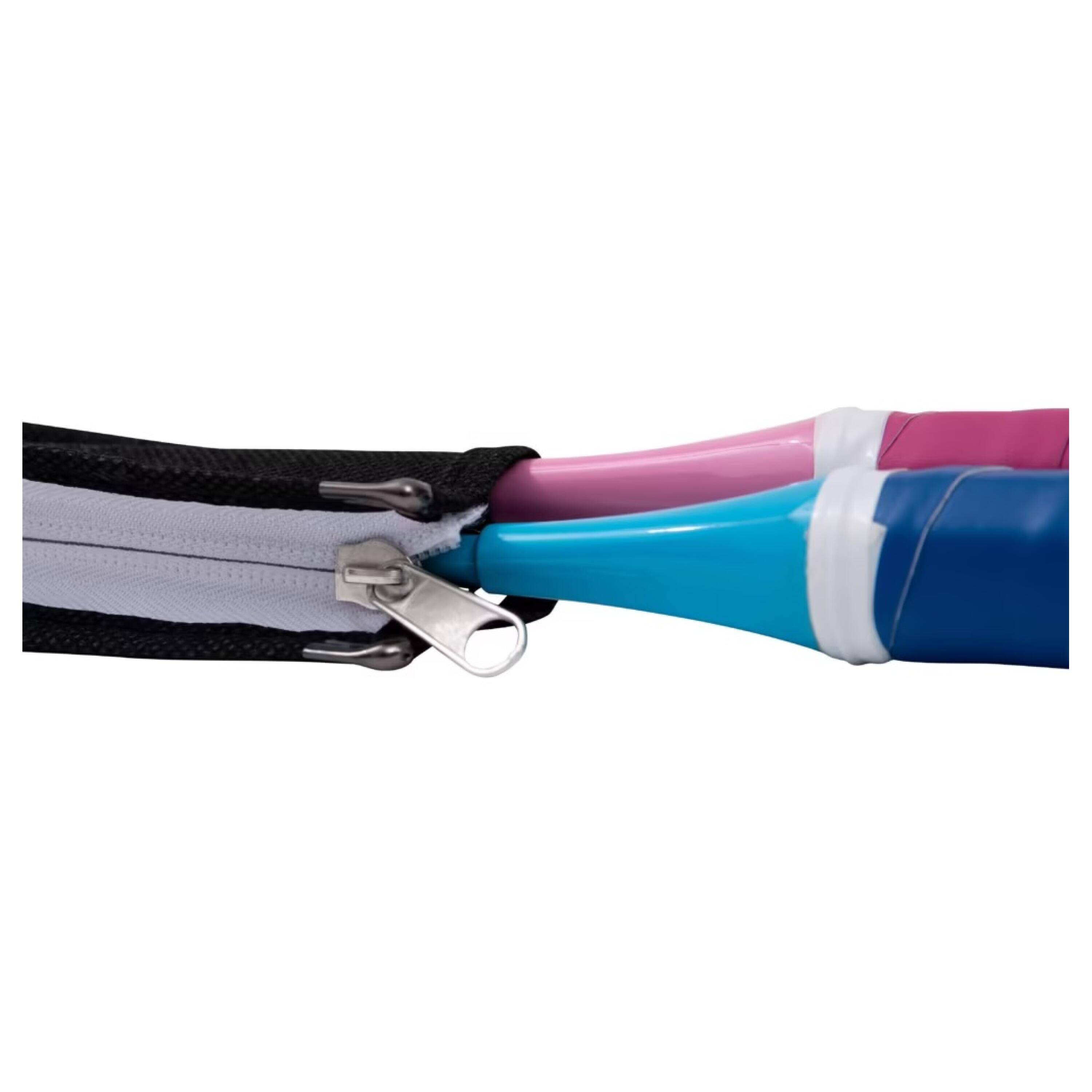 Kids Badminton Racket BR 100 Set Starter Blue Pink -  5