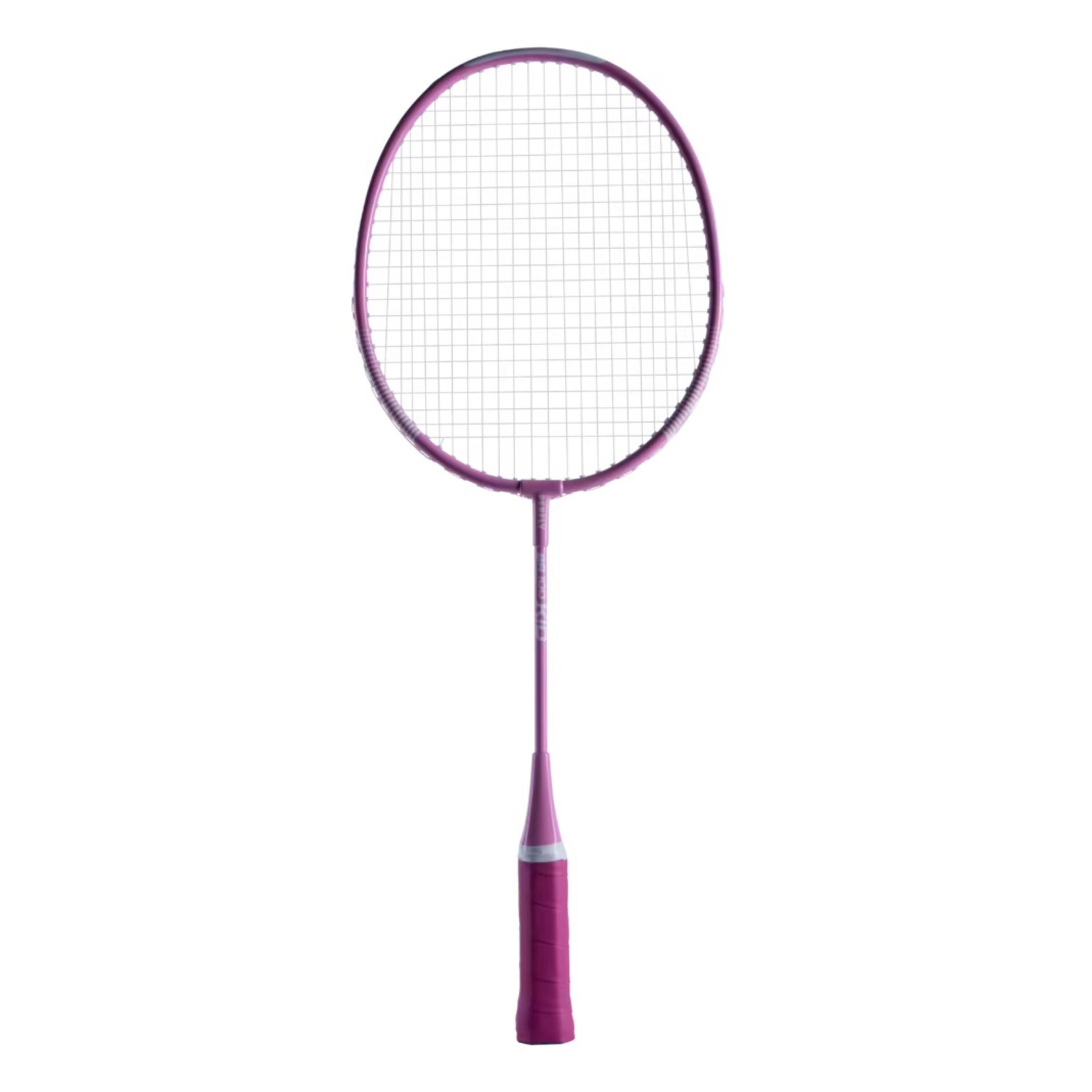 Kids Badminton Racket BR 100 Set Starter Blue Pink -  2