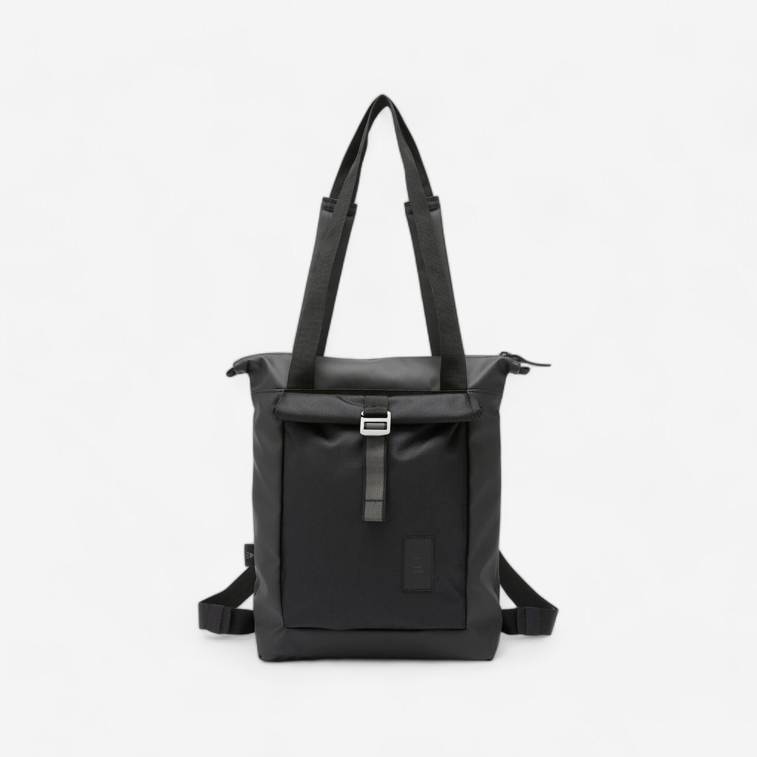 NEWFEEL LE MARAIS 10L TOTE BAG / ACTIV MBLTY BACKPACK BLACK