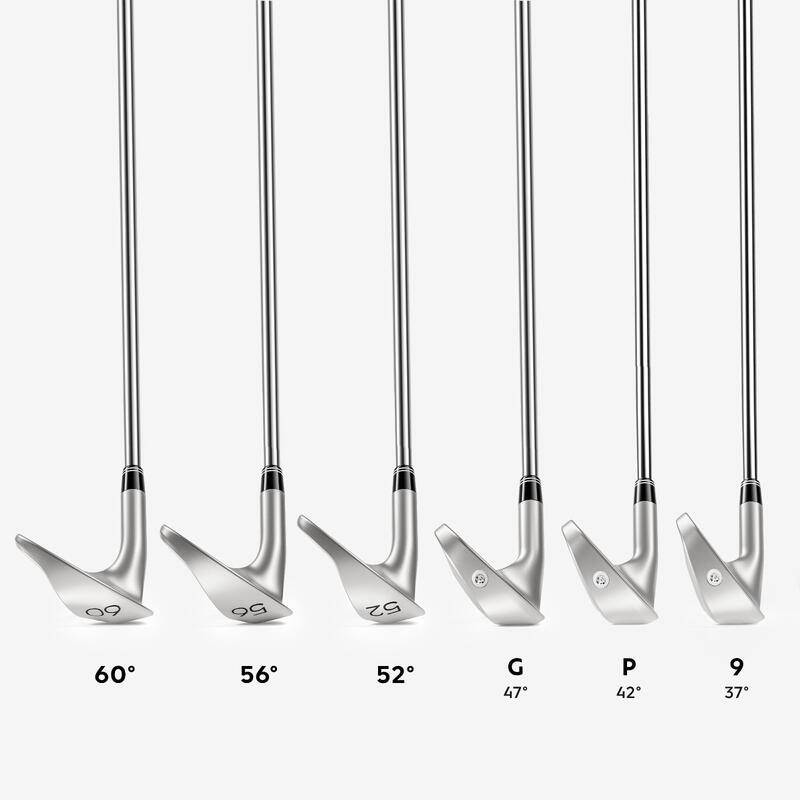 Crosă WEDGE golf Dreptaci Mărimea 2 oțel REGULAR, 500