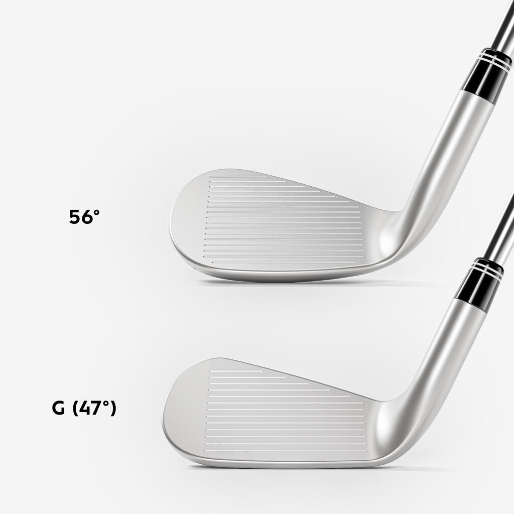 Wedge golf  droitier taille 2 graphite - INESIS 500