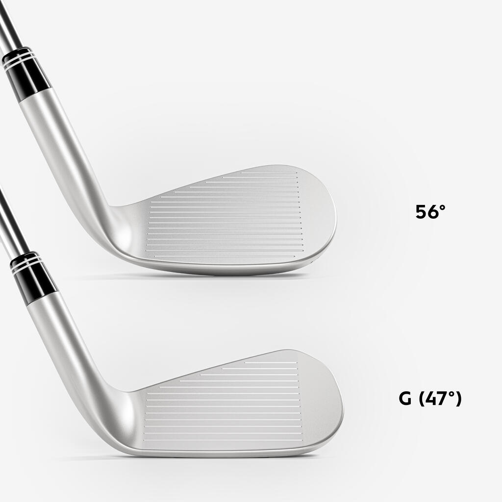 ŠTAP ZA GOLF INESIS 500 WEDGE ZA LEVORUKE VELIČINE 1 GRAFITNI