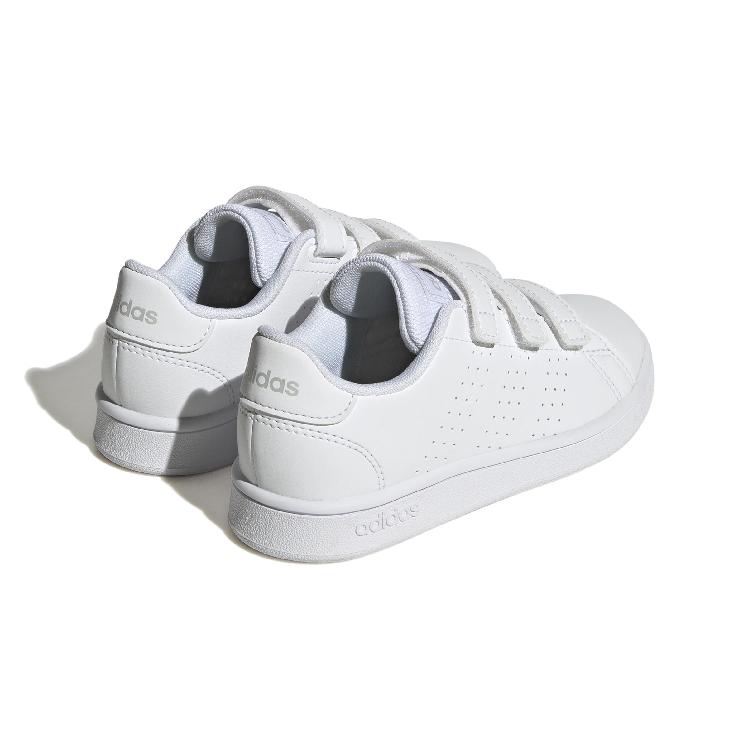 Gebraucht - ADIDAS Sportschuhe Klettverschlüsse - Advantage weiss  10/10