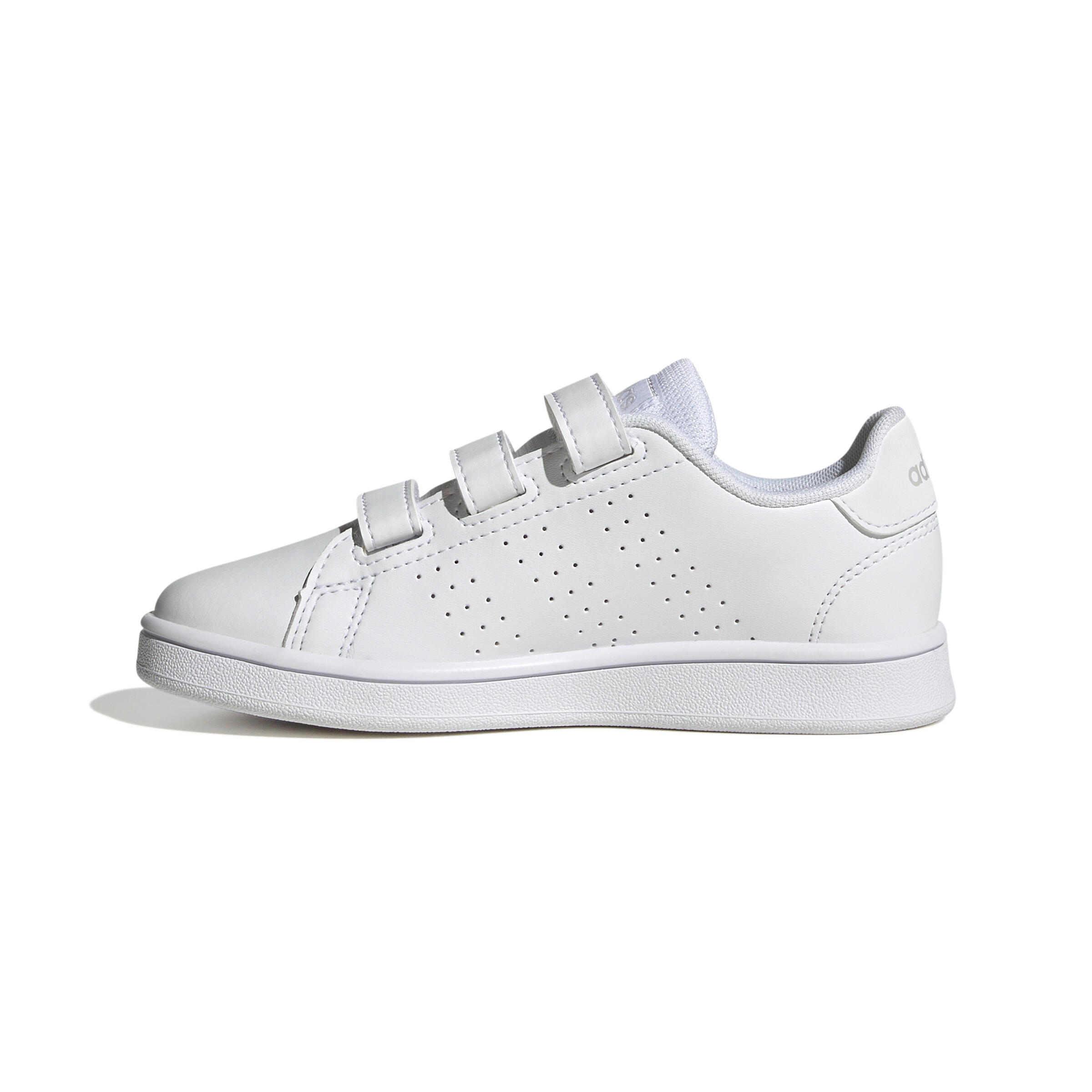 Detské tenisky Adidas Advantage na suchý zips od 28 do 34 biele 29