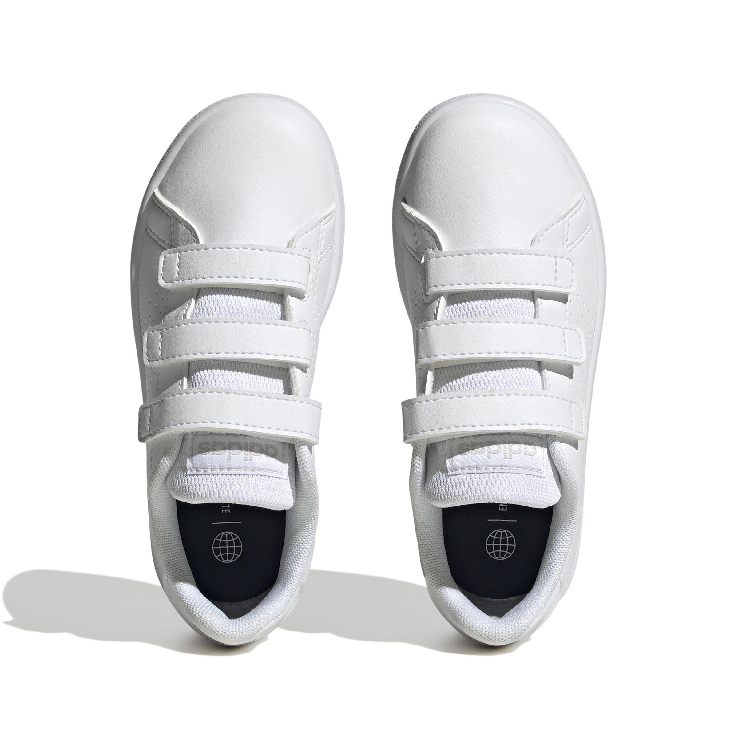 SHOES ADIDAS ADVANTAGE BLANC scratchs