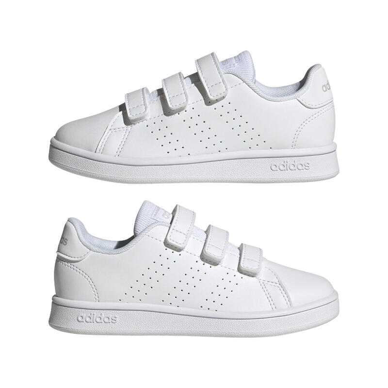 CHAUSSURE ADIDAS ADVANTAGE BLANC scratchs