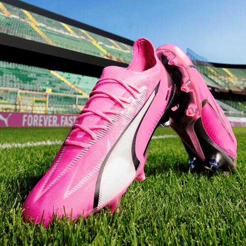 Chaussures de football Adulte - PUMA ULTRA Match FG/AG Rose