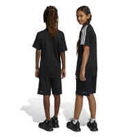 A moisture-managing tee-and-shorts set made in part with recycled materials.