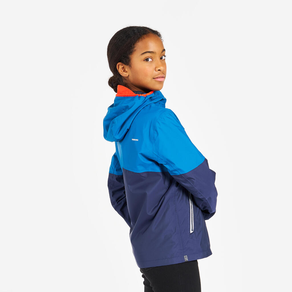 Segeljacke Regenjacke Kinder wasserdicht - Sailing 100 weiss/hellgrün